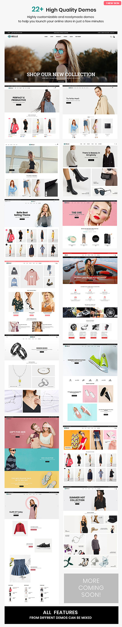 Belle - Clothing and Fashion Shopify Theme OS 2.0 template