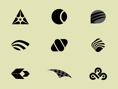abstract shape oval swoosh icon logo design vector. in 2023  Texture  graphic design, Graphic design posters, Interior design logo inspiration