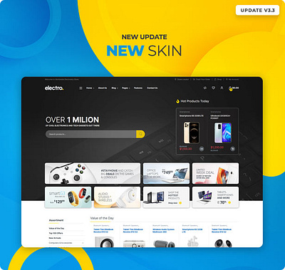 Electro Electronics Store WooCommerce Theme website theme