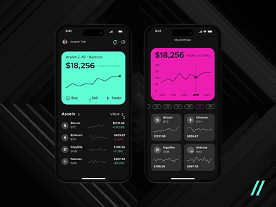 Crypto Wallet Mobile iOS App android animation app design app interaction crypto cryptocurrencies dashboard design finance fintech interaction interface ios mobile mobile app mobile ui motion ui ux wallet