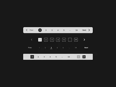 Pagination : DailyUi-085 daily ui dailyui day85 pagination