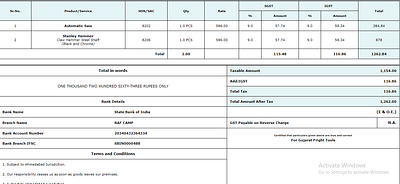 GST INVOICE