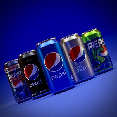 Pepsi - Product Animation 3d animation blender fake advertisement pepsi product animation