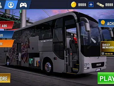 Bus Master: Highway Hero 3d animation branding busdesign busgameart busgameconcept busgamedesign busgamedevelopment busgamegraphics busgameillustration bussimulator graphic design graphic designer logo motion graphics ui uiux
