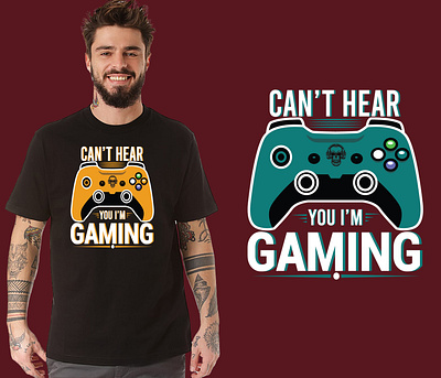 Gaming Custom T shirt Design branding design graphic design illustration logo sports t shirt design t shirt vector