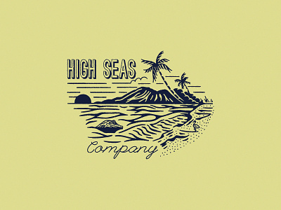 High Seas apparel appareldesign artist artworks brand branding design graphic design illustration illustrator logo merch typogra typography vector