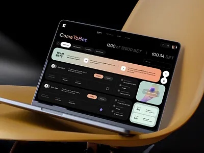 Betting Dashboard ai bet crypto dark dashboard design figma minimal nft ui ux web website