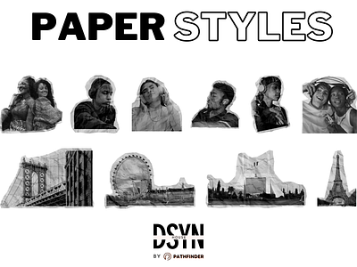 Paper Cut Pages - An Minimalist Design Style For Your Photos 3d branding design graphic design illustration logo minimalist motion paperstyle style ui uiux vector vintage