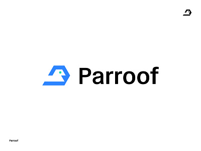Parroof Logo bird brand branding design graphic design logo logo design minimal modern parroof