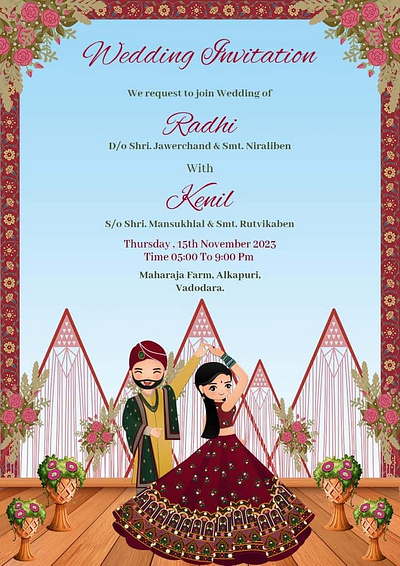 Crafting the Perfect Wedding Invite Template Indian classy wedding invitation indian wedding invitation video template