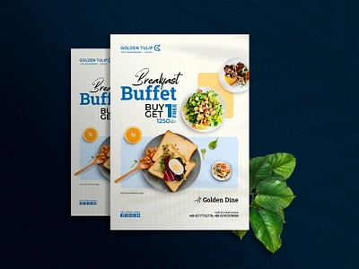 Restaurant & Food Flyer advertisement branding flyer delicious menu fast food food flyer happy breakfast menu menu templates pamphlet promotional flyer restaurant flyer restaurant flyer desig