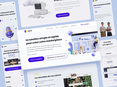 Adaptive Web design 3d adaptive adaptive design design illustration mobile purple ui ui ux design web web design website