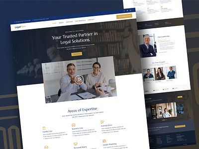 Legal Website Landing Page attorney website figma landing page design legal website rahatulbd ui user experience design ux design web design website for lawyers