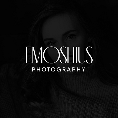 Emoshius logotype. design graphic design logo logotype photography photographylogo vector