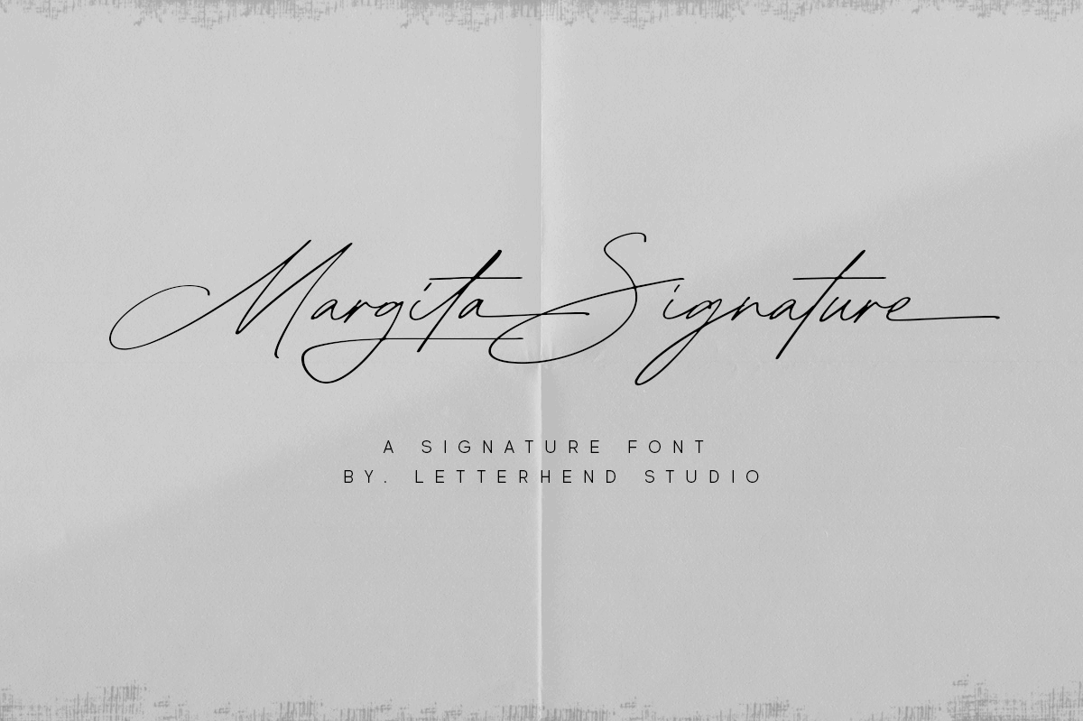 Margita Signature freebies hand written font