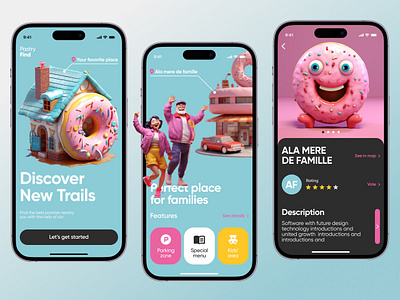 Pastry Find - Mobile App Concept