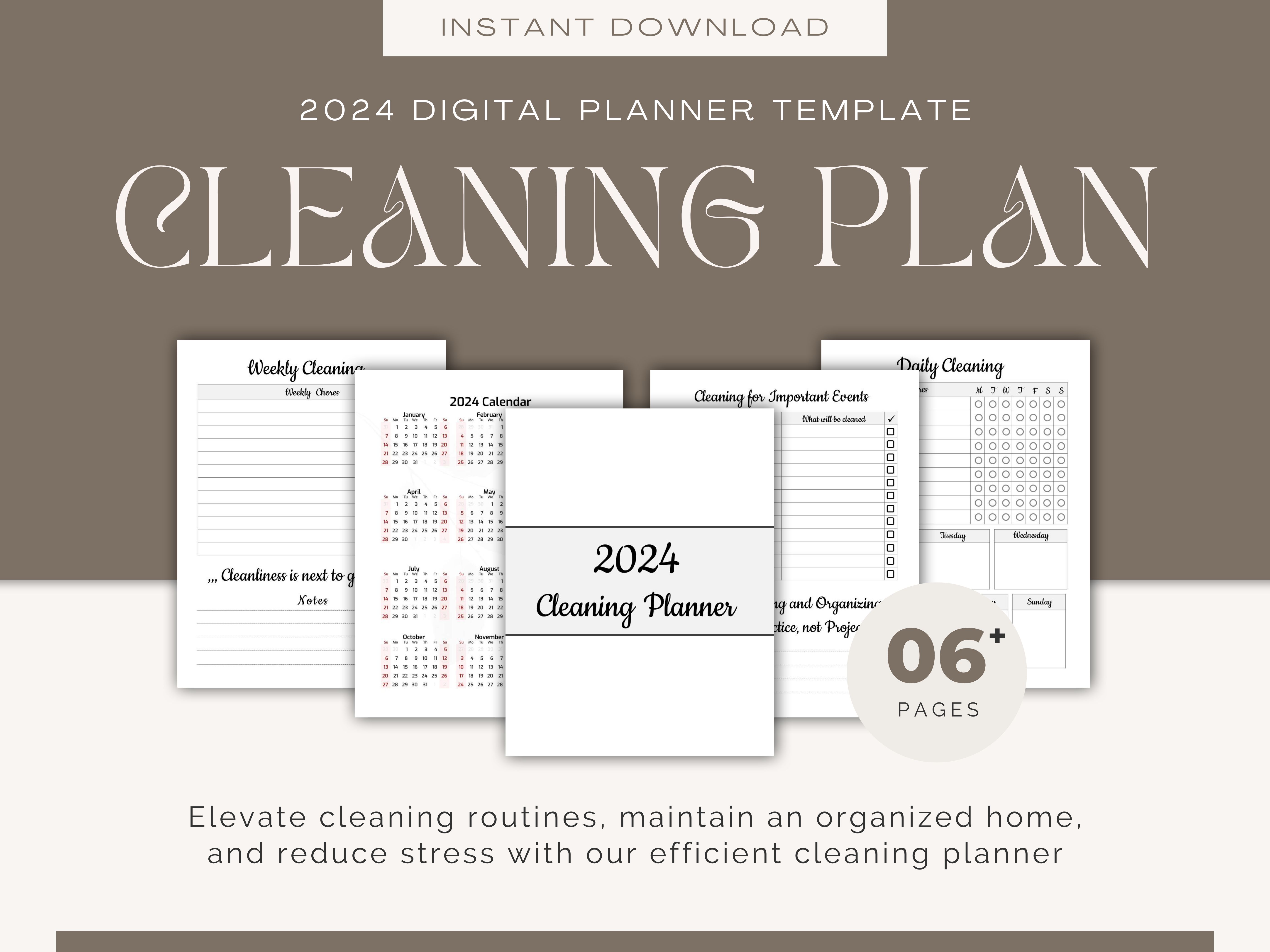 Cleaning Digital Planner Template 2024 By POC Digital On Dribbble   Original E8a394b8316188fda5d9477b85971f7e 