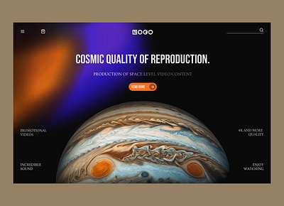 Cosmic Production Concept app branding design graphic design illustration logo typography ui ux vector
