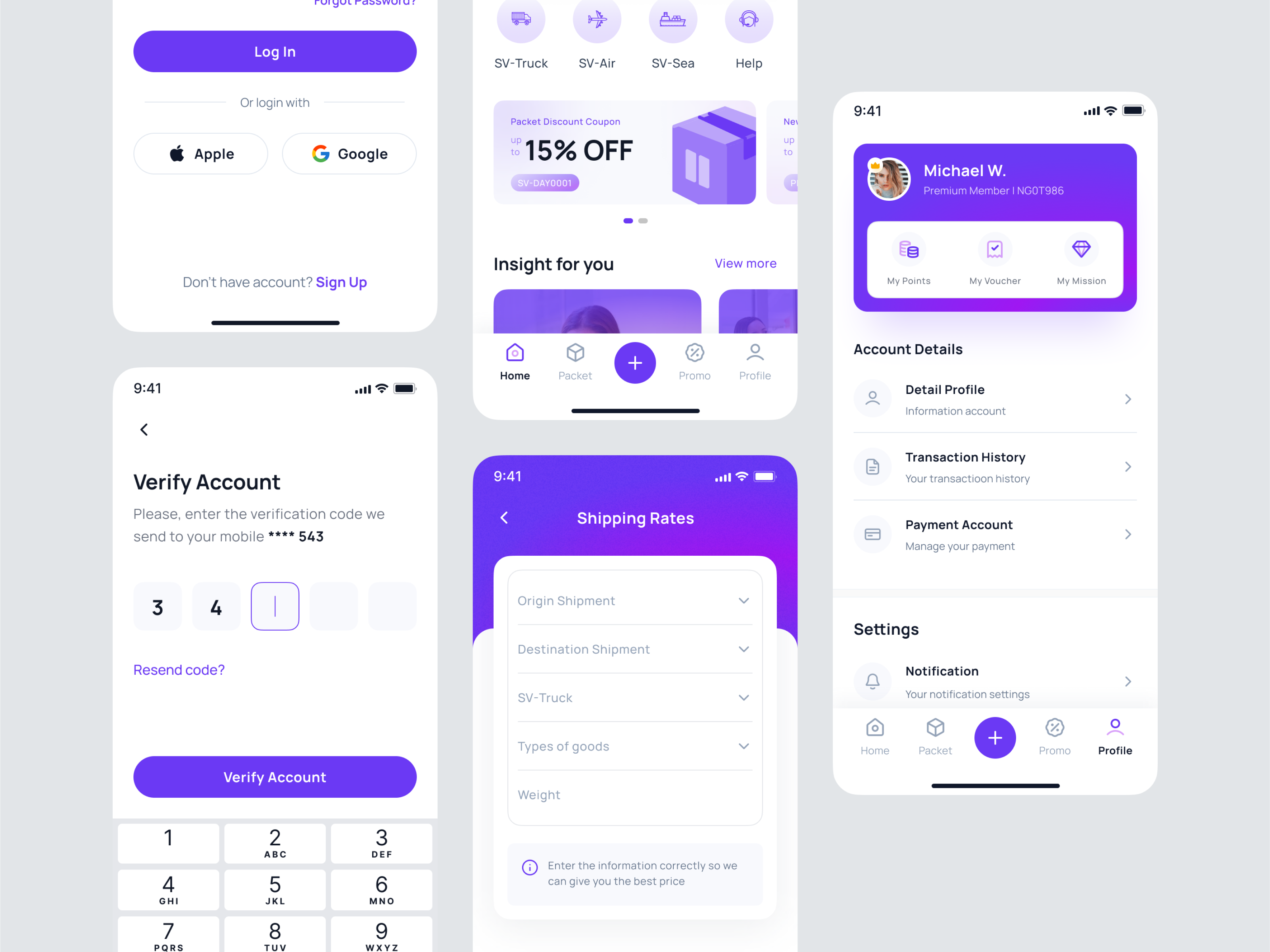 Sevent Delivery - Mobile App by Dipa Product for Dipa Inhouse on Dribbble