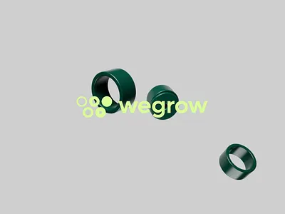 Teaser: Introducing Wegrow (Sound on 🔉) branding dots evolution finance fintech growth logo money monogram negative space smart subscription symbol team technology timeless together w web3 wegrow