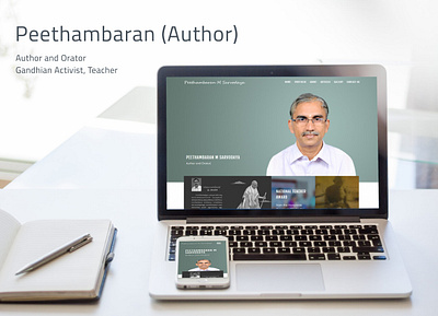 Portfolio : Author and Orator portfolio ui uiux design webdesign