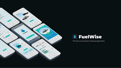 Fuelwise - The fuel tracking application motion graphics ui ux