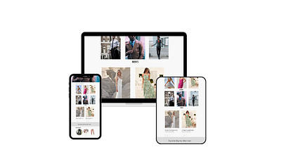 Fashion Landing page graphic design landing page sales funnel uiux website wix