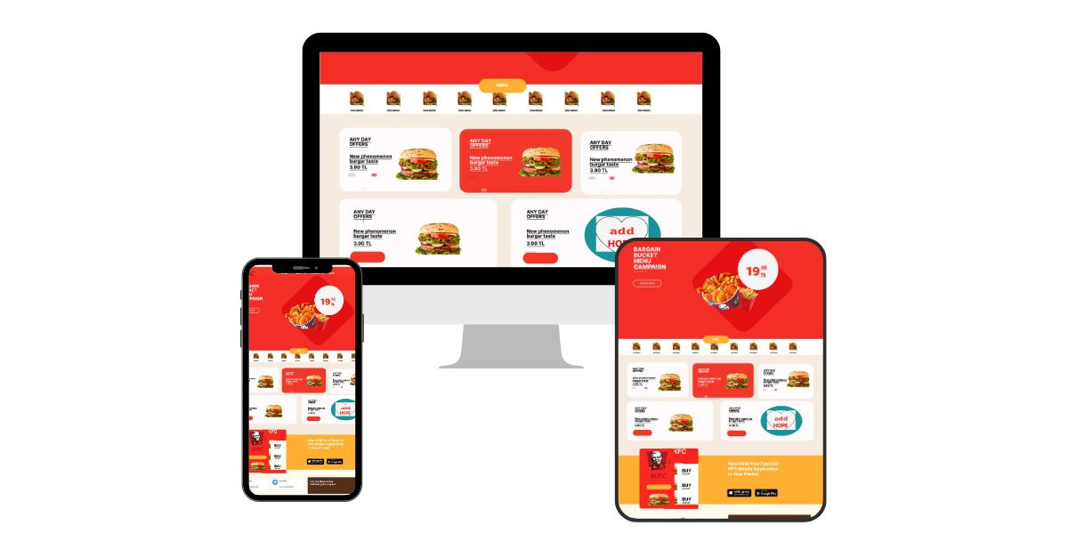 KFC food design by Emmanuel Okafor on Dribbble