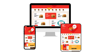 KFC food design figma food store graphic design kfc landing page ui uiux