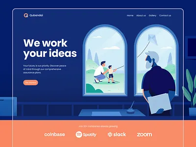 Health Assurance Service Illustration blue character exploration flat illustration graphic design health health assurance illustration illustrations landing page modern service ui ui design unique user interface vector illustration web ui website design