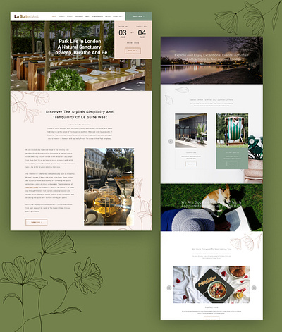 La Suite West | Website hotel hotel website design illustration luxury boutique hotels ui web design