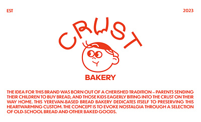 Crust Bakery Brand Identity brand identity branding design graphic design identity illustration packaging