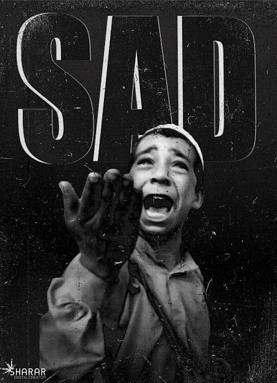 SAD cover design graphic design photoshop