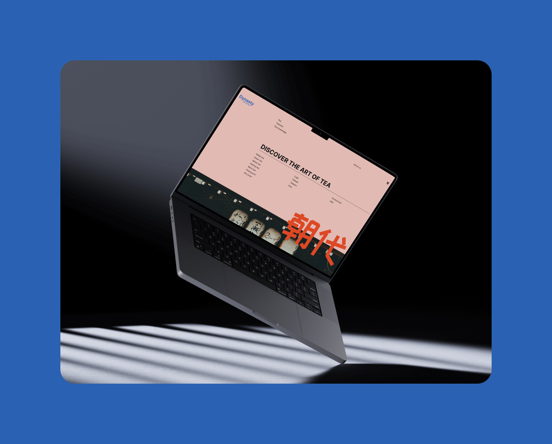 Tea Shop Webdesign branding design logo typography ui ux