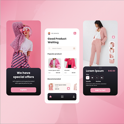 E-Commerce App UI ui