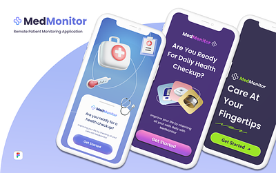 MedMonitor - A mobile app with WCAG compliance versions a aa aaa accessibility branding compliance design graphic design illustration logo mobile mobileapp typography ui ux vector wcag wishtree wishtreetech