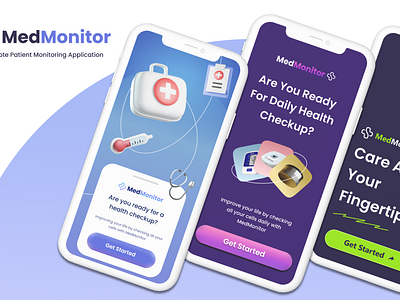 MedMonitor - A mobile app with WCAG compliance versions a aa aaa accessibility branding compliance design graphic design illustration logo mobile mobileapp typography ui ux vector wcag wishtree wishtreetech