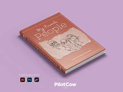 My Favorite People Line art Book Cover adobe illustrator adobe photoshop advertising art direction artist beauty bookcover branding character design concept creativeart design dribbble editorial graphice design graphics grey illustration lineart simple