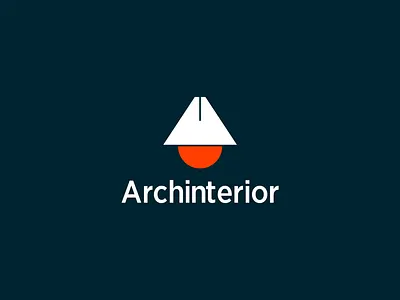Archinterior Logo Branding a letter architect brand identity branding construction design home house interior firm interior logo design interior shop lamp light logo logo designer logotype minimal modern logo simple unfold