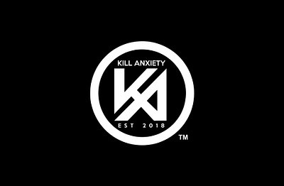 KILL ANXIETY Clothing branding clothing brand design illustration logo t shirts design