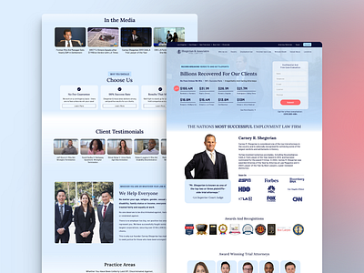 Law Firm Website design firm graphic design landing page law ui web web design website