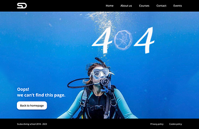 404 error page UI design 404 error page dailyui graphic design ui