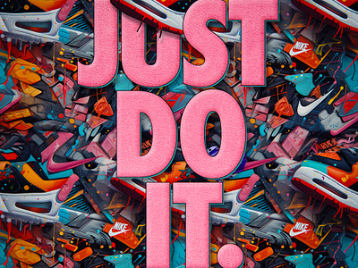 Nike - Just do it artdirection design designdirection illustration typography