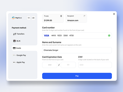 Payment Gateway app applepay bank card creditcard debitcard design gateway googlepay online pay paybycard payment paymentdateway transfer ui uidesign uiux ux website