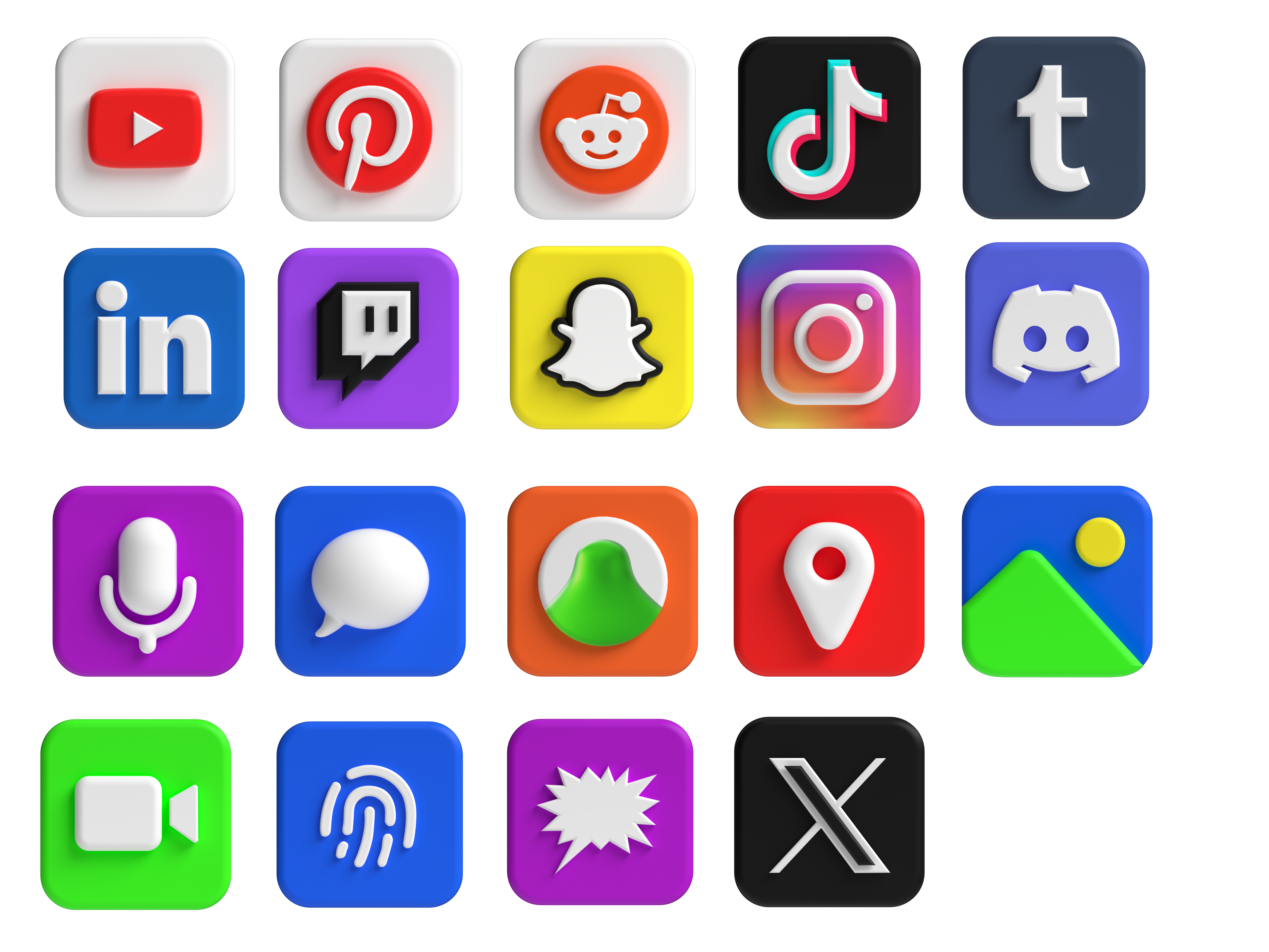 3D Icons For Cluep.com 3d 3d icons icon