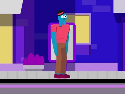 Ice Cream Van 2d animation adobe aftereffects animation duik freepik icecream illustrator motiondesign runcycle walkcycle