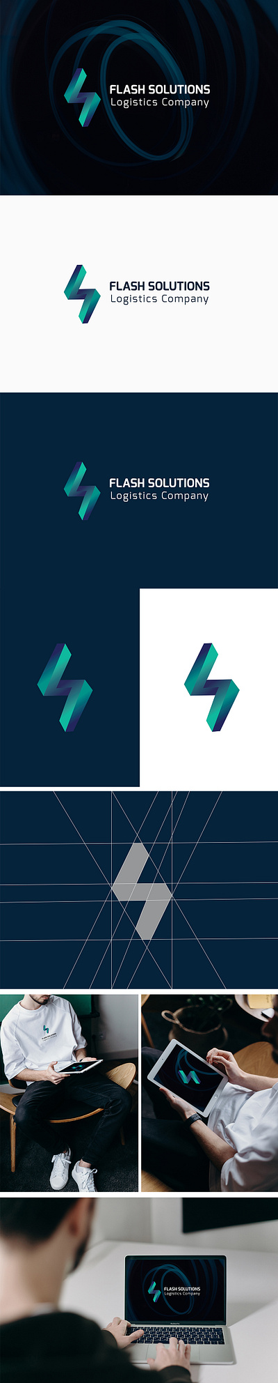 Flash Solutions logo design branding design logisticscompany logo logodesign