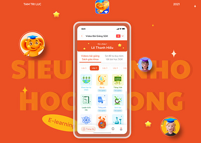 Kids Education App / eLearning UX & UI Design ui