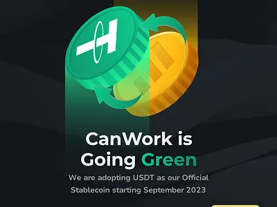 CanWork BUSD to USDT 3d affinitydesigner animation branding graphic design illustration illustrator logo motion graphics ui vector