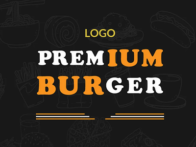 Food Business Card burgar businesscard bussiness food graphic design instagaram premium typography